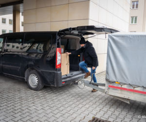  Podkarpackie. Wyruszyły pierwsze transporty z pomocą na Ukrainę [ZDJĘCIA]
