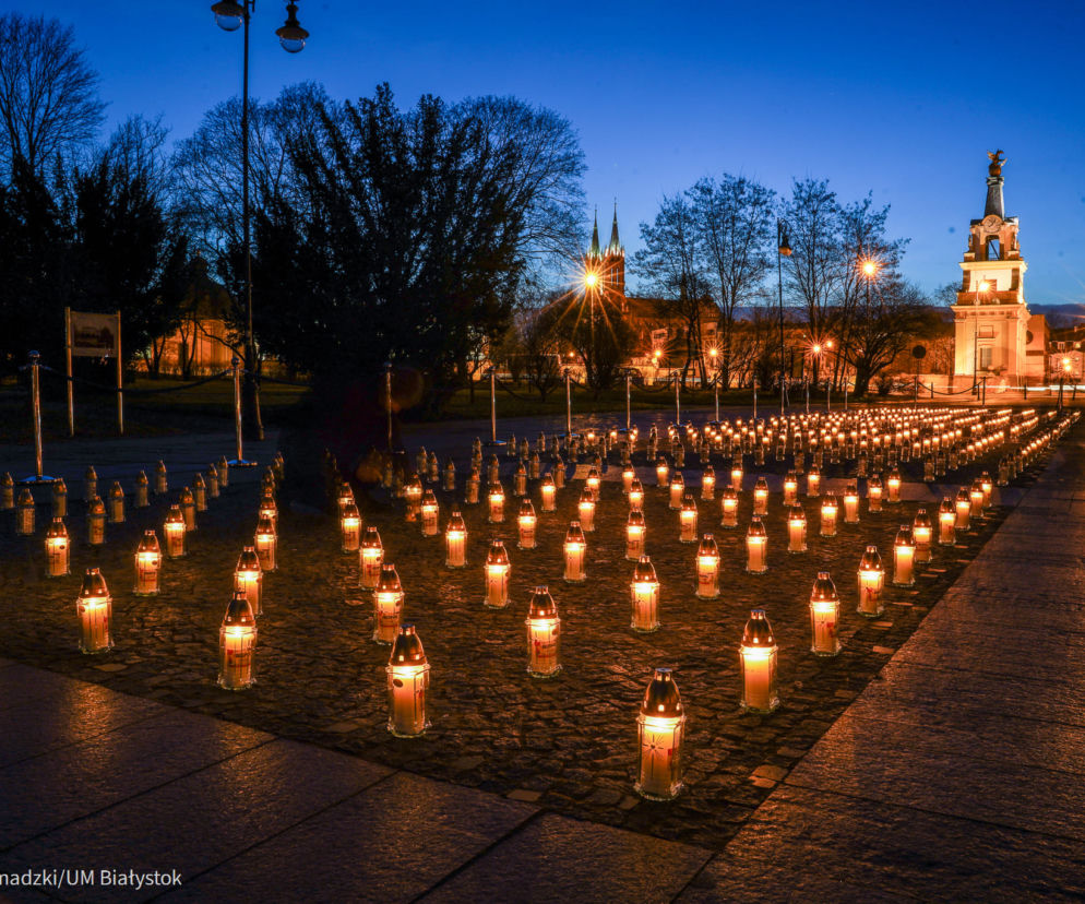 Miasto ofiarom pandemii. Białystok uczcił pamięć zmarłych na COVID-19 [ZDJĘCIA]