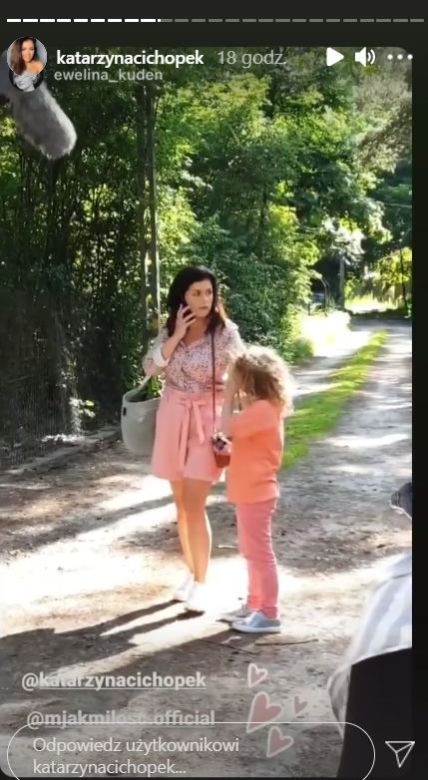 M jak miłość po wakacjach 2021: Kinga (Katarzyna Cichopek), Pola (Hania Nowosielska)