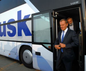 Tusk to taki luzak, ale potrafi się wkurzyć