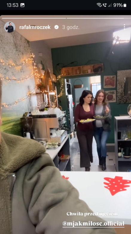 M jak miłość na planie. Franka (Dominika Kachlik), Kinga (Katarzyna Cichopek)