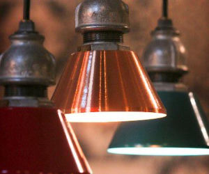 Lampa wisząca miedziana Kozo Lamps