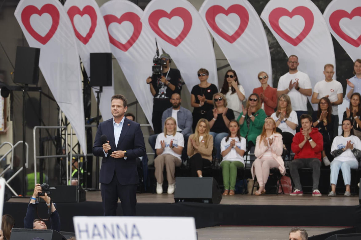 Wiec Donalda Tuska w Warszawie