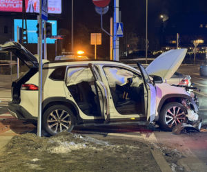 Wypadek na Rondzie Żaba w Warszawie