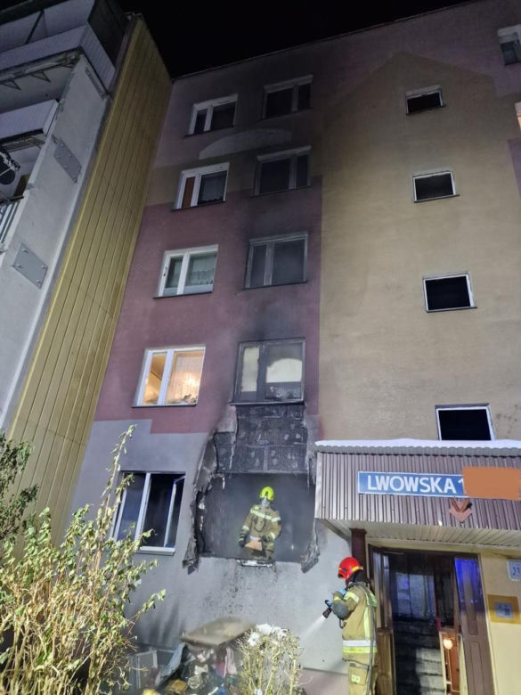 Nowy Sącz. Tragiczny pożar mieszkania. Jedna osoba nie zdążyła uciec