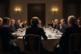 Mateusz Morawiecki na Wigilii PiS. Czy pęknięcie w partii jest już faktem?