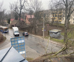 Orkan Sabina w Krakowie