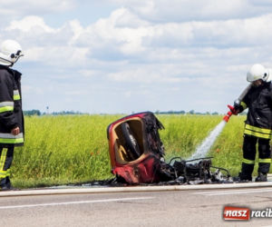 Spalił się auto wózek inwalidy