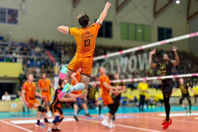 Mecz w hali przy Grunwaldzkiej w Elblągu