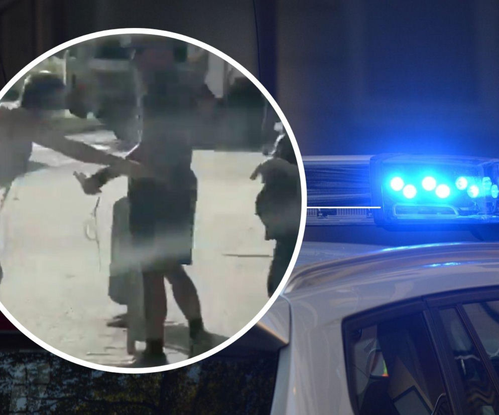 Horror we Wrocławiu! Półnagi mężczyzna groził nożem przechodniom