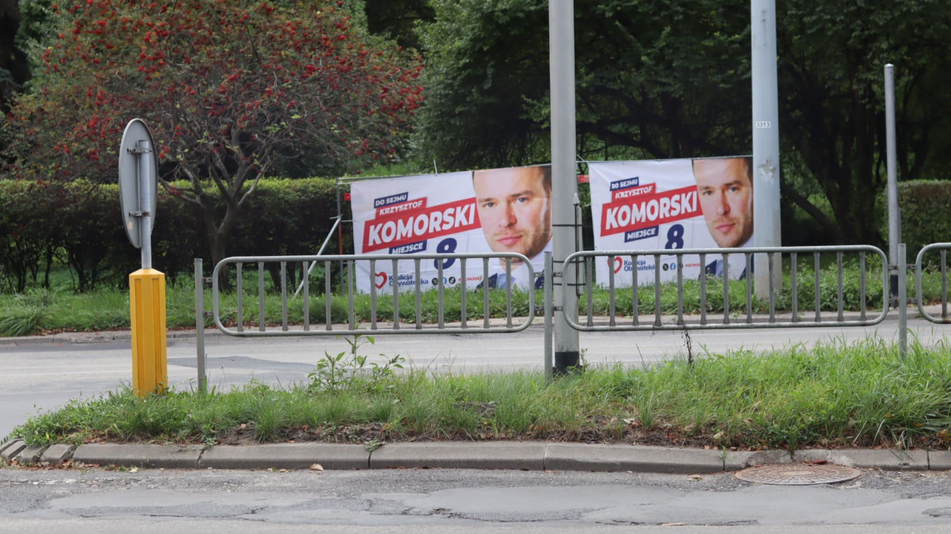 Wyborcze banery w Lublinie. Część jest już zniszczona [GALERIA]