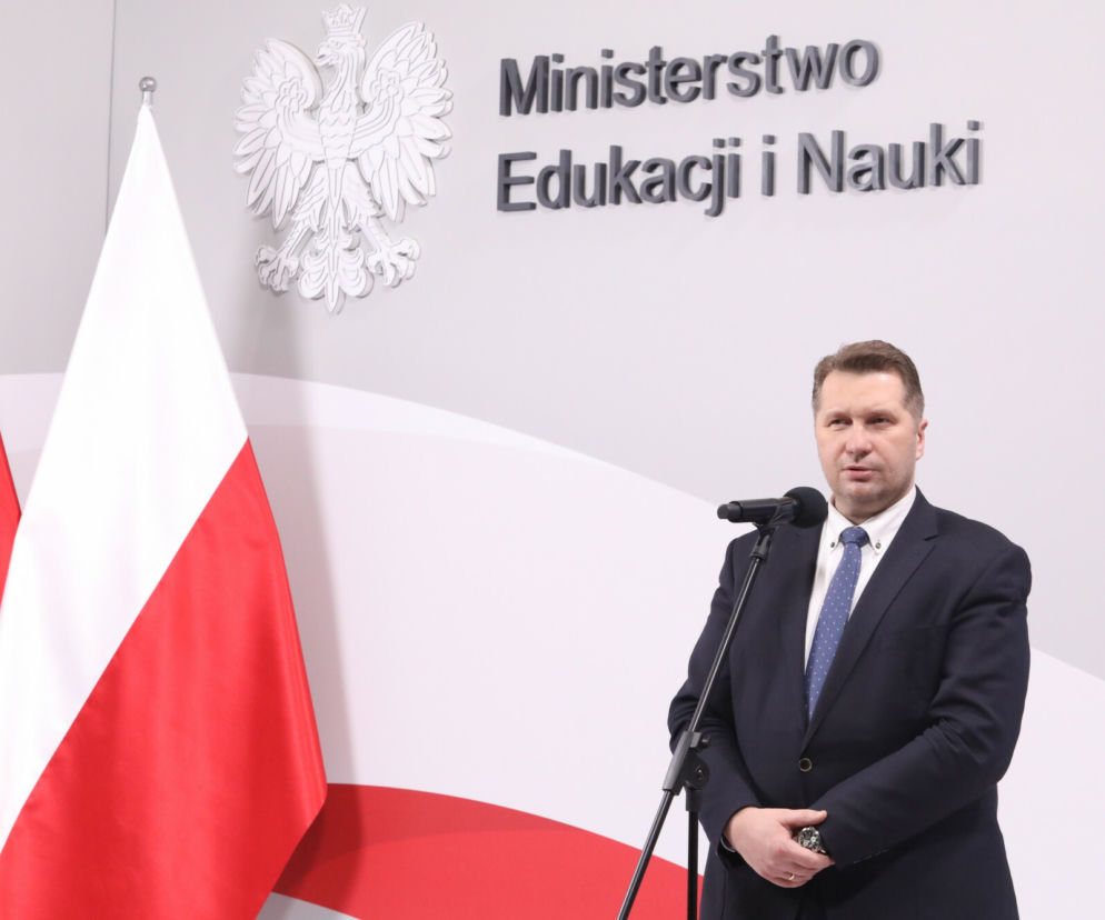 Konferencja ministra edukacji