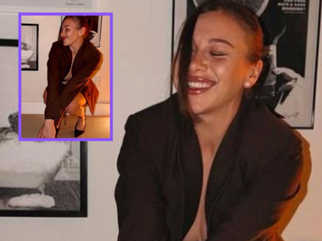 Amanda Anisimova w rozpiętym żakiecie