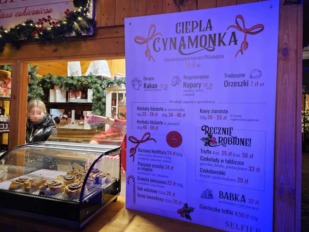 Ceny na jarmarku bożonarodzeniowym w Rzeszowie.