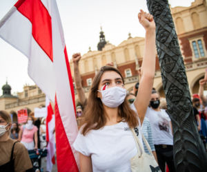 Kraków solidarny z Białorusią