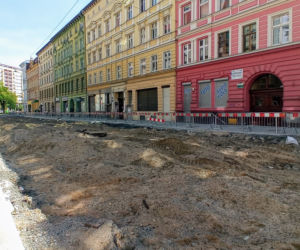 Przebudowa ulic w centrum Szczecina - maj 2020