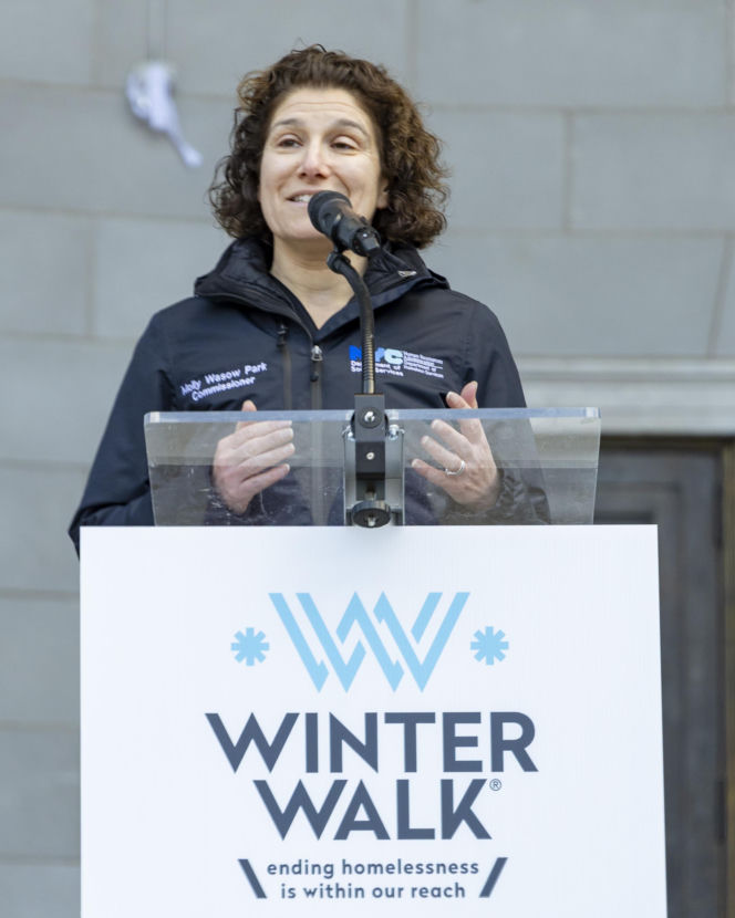 Trzeci Winter Walk w Nowym Jorku