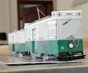 Modele tramwajów stworzone przez pana Michała z Poznania