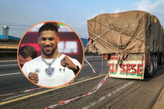 Anthony Joshua cudem uniknął śmierci. Wstrząsające wideo nagrano tuż po wypadku boksera