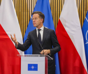 Szef NATO na mazurskim poligonie. Mark Rutte ostrzegł Putina: „Jesteśmy zjednoczeni i gotowi