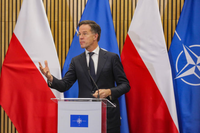 Szef NATO na mazurskim poligonie. Mark Rutte ostrzegł Putina: „Jesteśmy zjednoczeni i gotowi
