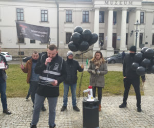 Protest branży weselnej w Radomiu