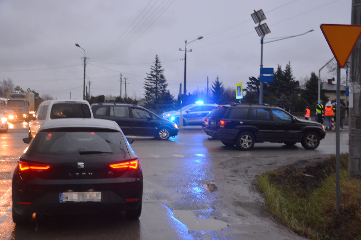 Blokada drogi krajowej DK7