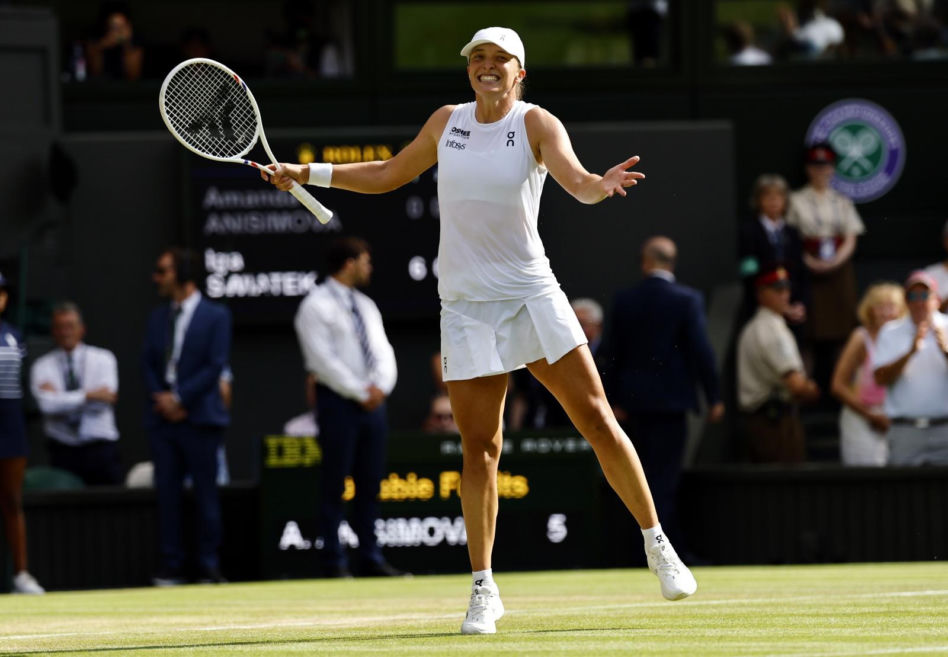 Iga Świątek po triumfie w Wimbledonie