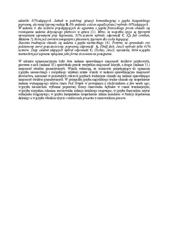 Wyniki egzaminu gimnazjalnego 2014 - wstępny raport CKE