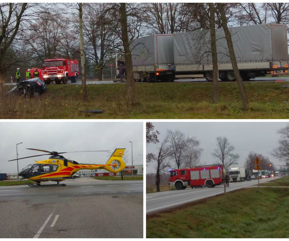 Wypadek na  DK50
