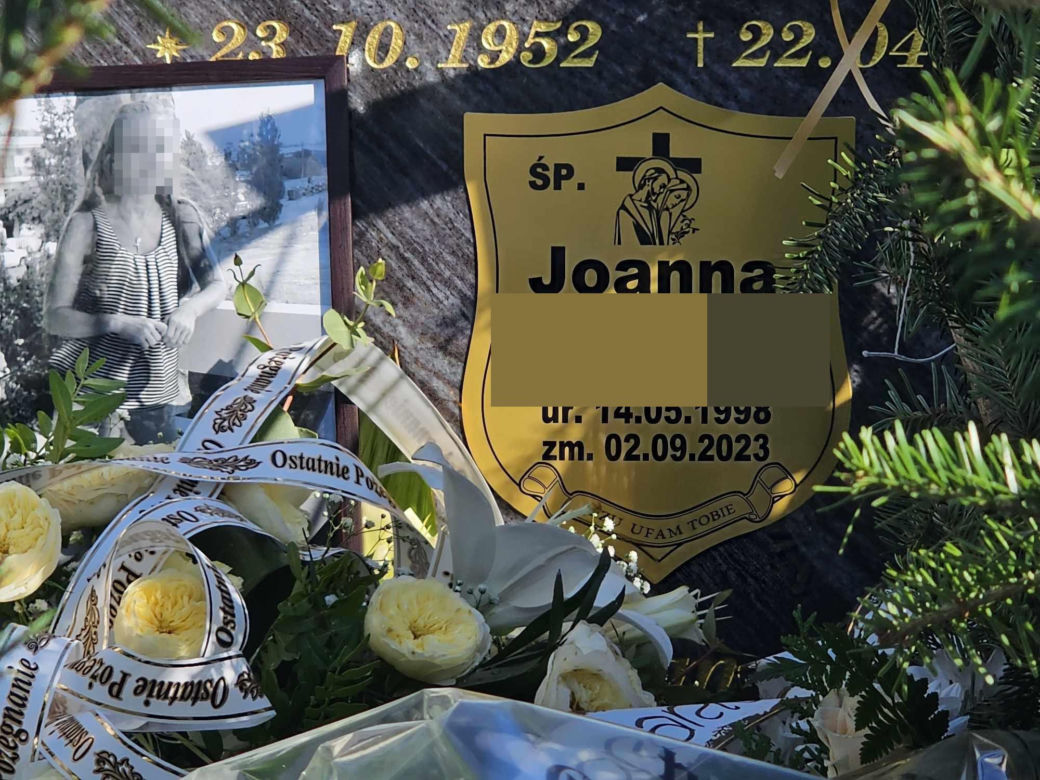 Łańcut. Joasię szukali wszyscy, została zabita. Grób 24-latki [GALERIA]