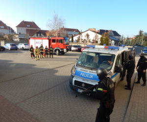 Terrorysta w szkole w Jarocinie. Na szczęście to tylko ćwiczenia