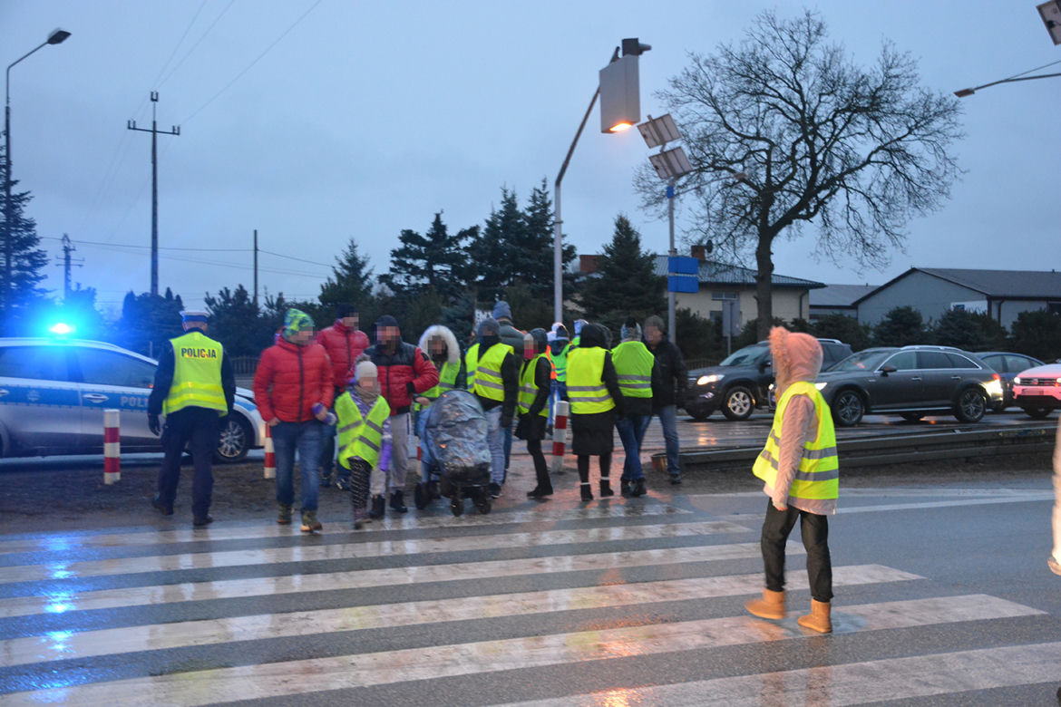 Blokada drogi krajowej DK7
