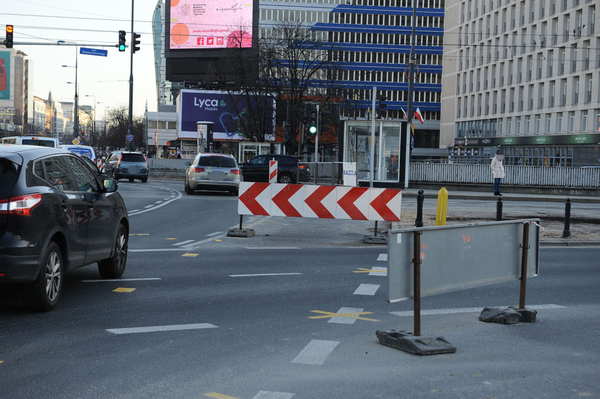 Tak wygląda centrum Warszawy przed Marszem Niepodległości