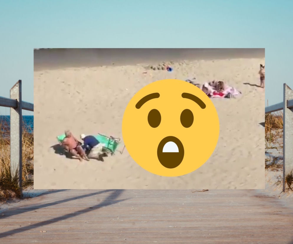 Liczna rodzinka zajęła pół plaży nad Bałtykiem! Inni turyści byli przerażeni widokiem! [WIDEO]