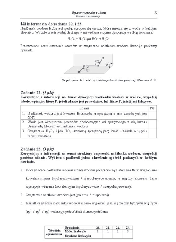 Arkusz rozszerzony chemia matura 2014