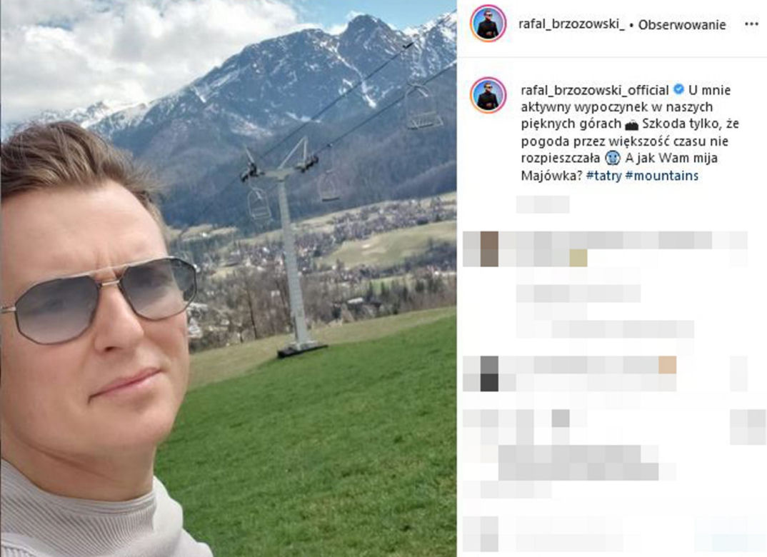 Rafał Brzozowski wyciszył się u boku Edyty Górniak