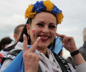 Ogromna manifestacja wdzięczności Ukraińców. „Przyjaciele, dziękujemy”