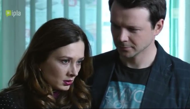 Przyjaciółki 3 sezon odc. 39. Zuza (Anita Sokołowska), Wojtek (Lesław Żurek)