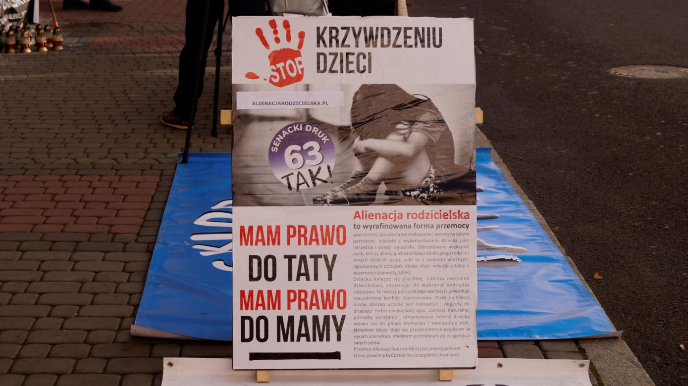 Protest przeciwko alienacji rodzicielskiej