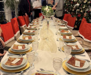 Anna Lewandowska i Robert Lewandowski świątecznie