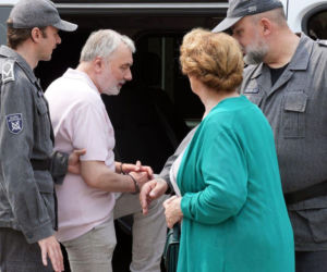 Barwy szczęścia odc. 3281. Józefina Rawiczowa (Elżbieta Jarosik), Andrzej Zastoja-Modelski (Leon Charewicz)zowa (Elżbieta Jarosik)