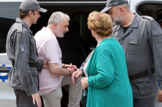 Barwy szczęścia odc. 3281. Józefina Rawiczowa (Elżbieta Jarosik), Andrzej Zastoja-Modelski (Leon Charewicz)zowa (Elżbieta Jarosik)