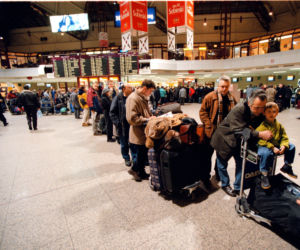 Lotnisko Chopina w Warszawie w 2000 r.