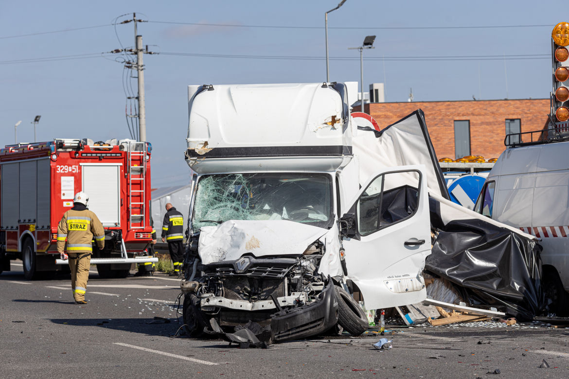 Śmiertelny wypadek na drodze ekspresowej S11 w okolicach Kórnika