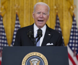 Prezydent USA Biden przedstawia stanowisko w sprawie Afganistanu 