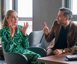 BrzydUla 2, odcinek 70, Violetta (Małgorzata Socha), Marek (Filip Bobek)