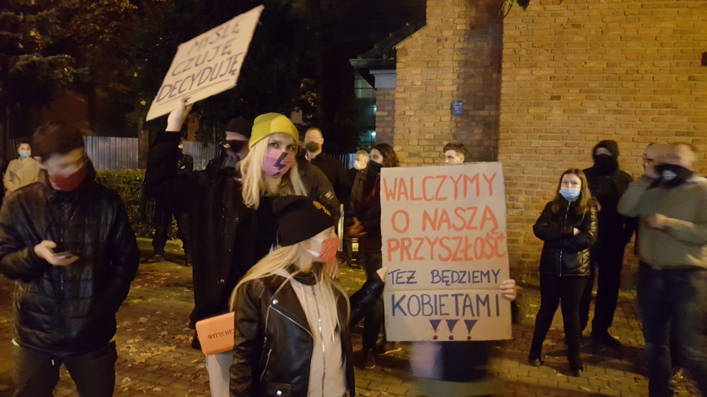 Protest w centrum Bydgoszczy