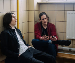 Na Wspólnej, odc. 3279: Janek (Bartłomiej Kraszewski), Słowik (Maksymilian Piotrowski), Antek Tomkiewicz (Jakub Jankiewicz)