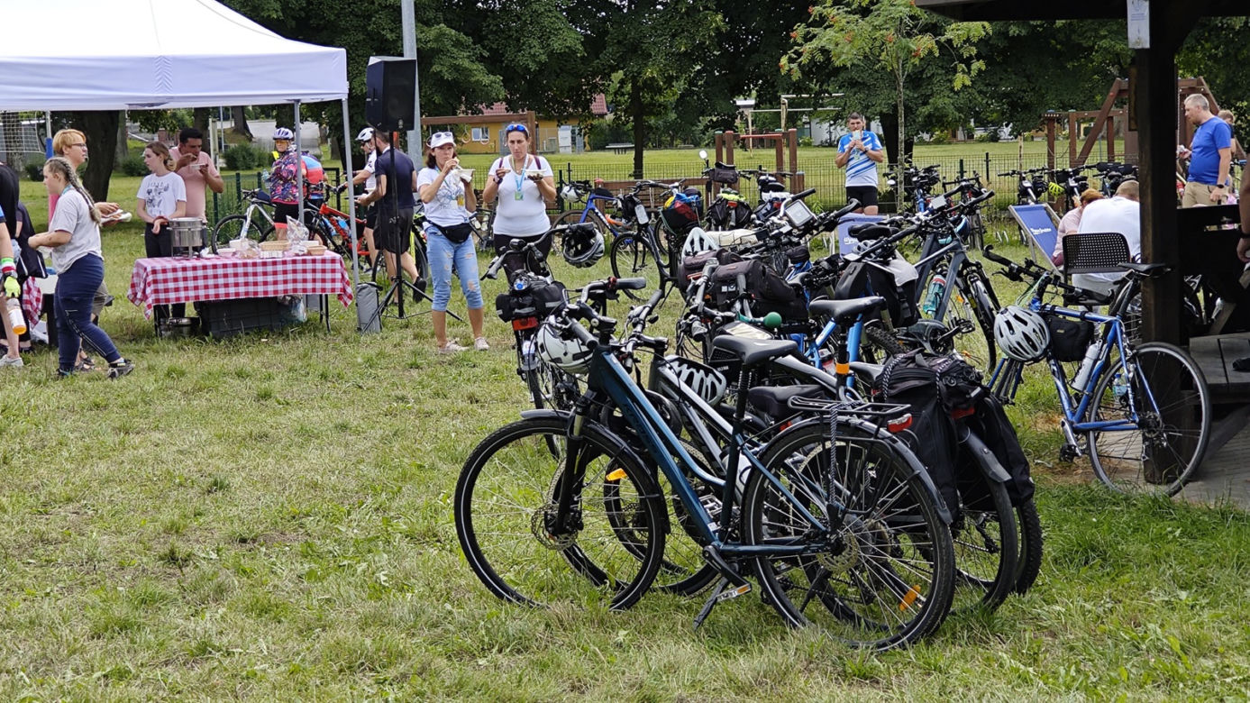 Piknik rowerowy w Złocieńcu